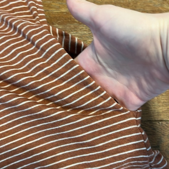 Umgee Striped Cotton Blend Dress - Picture 4 of 5